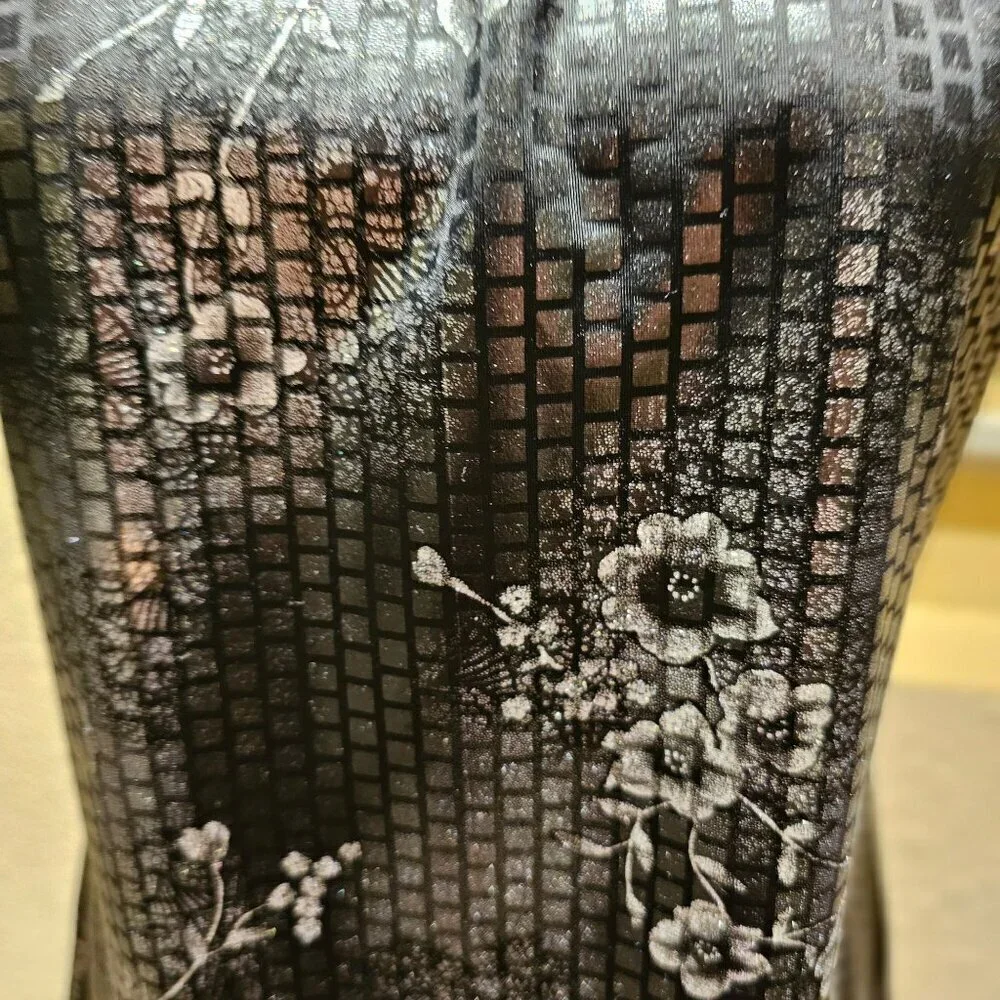 Vintage Artex Fashions Y2K  2 pc S Animal Print Long Sleeve W Cutout Neckline - Picture 10 of 14